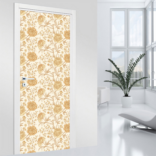 Adesivo per porta - Fiori