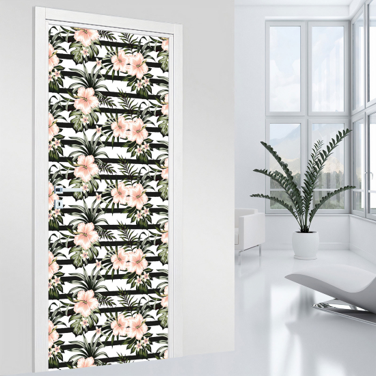 Adesivo per porta - Fiori