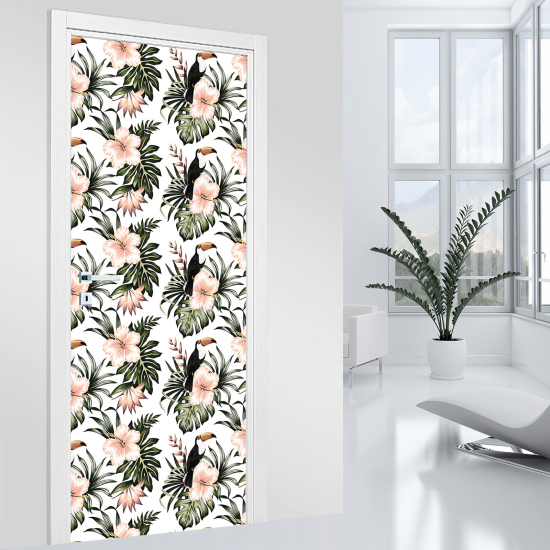 Adesivo per porta - Fiori