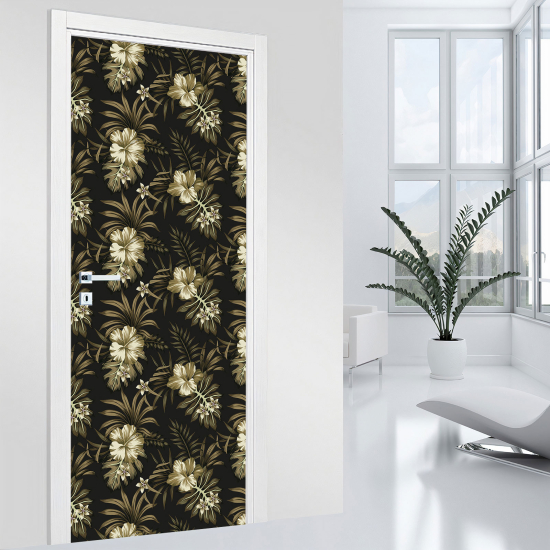 Adesivo per porta - Fiori