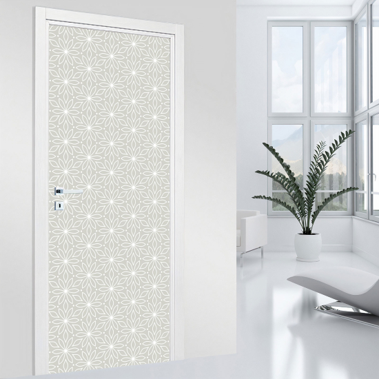 Adesivo per porta - Fiori