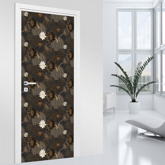 Adesivo per porta - Fiori
