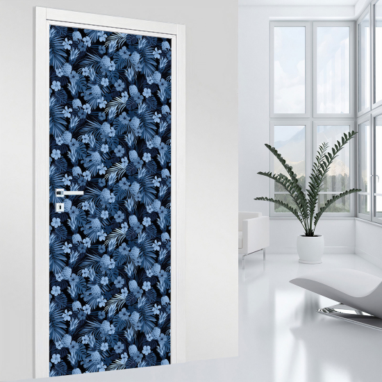 Adesivo per porta - Fiori