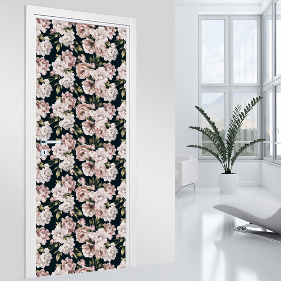 Adesivo per porta - Fiori