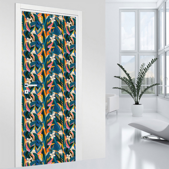 Adesivo per porta - Fiori
