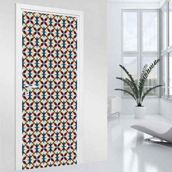 Adesivo per porta - Fiori