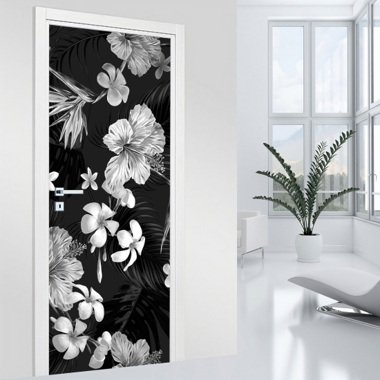 Adesivo per porta - Fiori