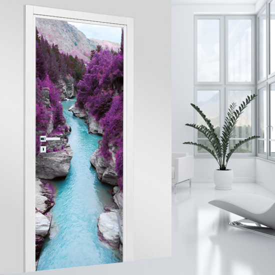 Adesivo per porta - Fiume