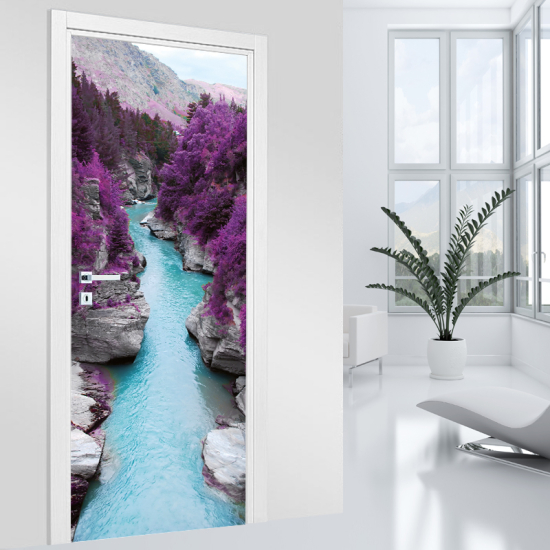Adesivo per porta - Fiume