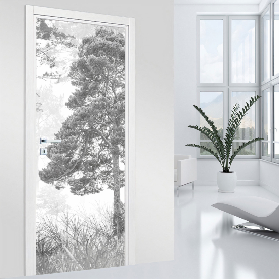 Adesivo per porta - Foresta