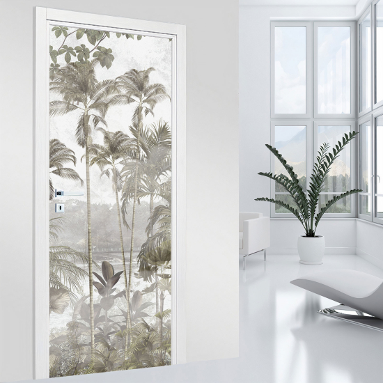 Adesivo per porta - Foresta