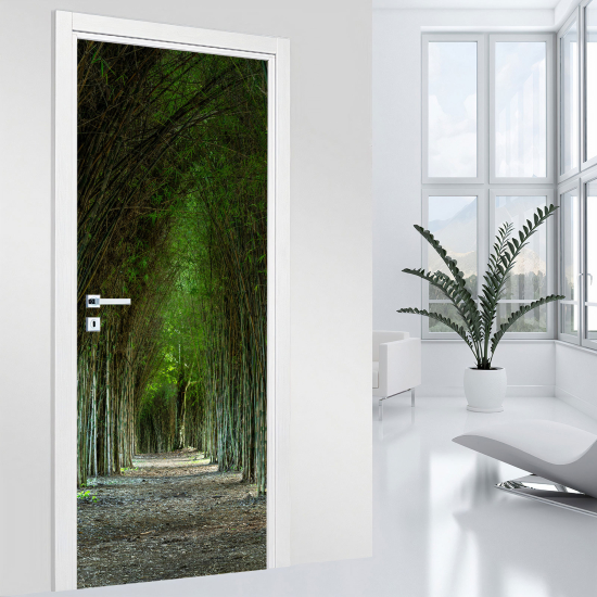 Adesivo per porta - Foresta