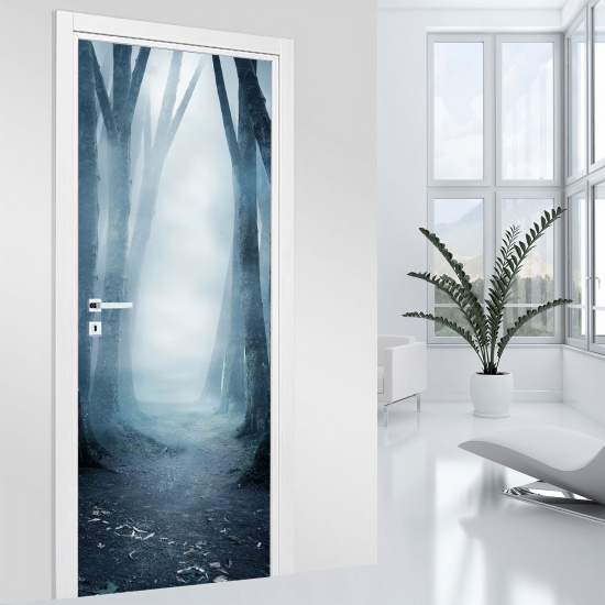 Adesivo per porta - Foresta