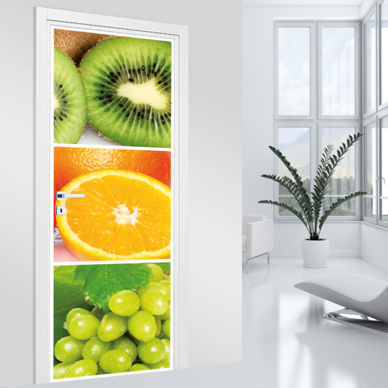 Adesivo per porta - Frutti