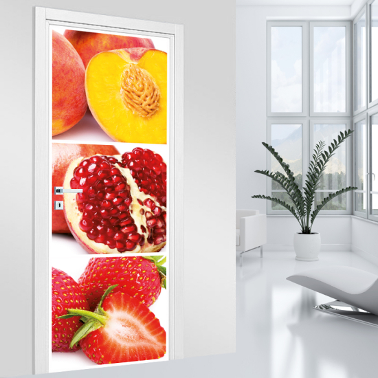 Adesivo per porta - Frutti