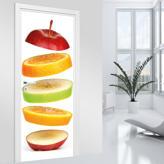Adesivo per porta - Frutti