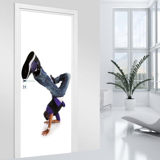 Adesivo per porta - Hip Hop