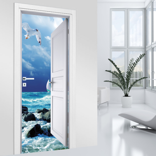 Adesivo per porta - Mercoledì
