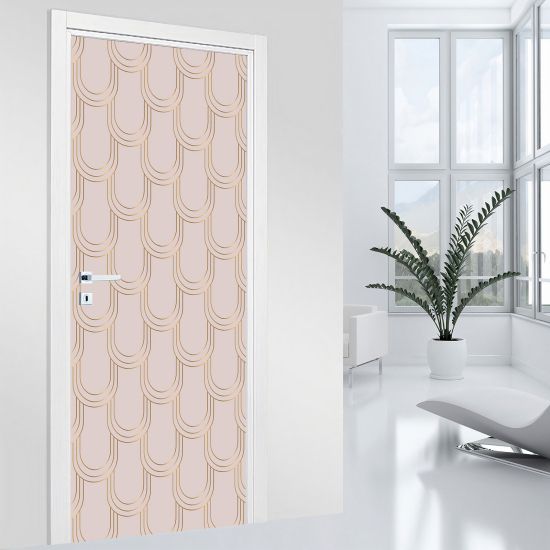 Adesivo per porta - Motivo elegante
