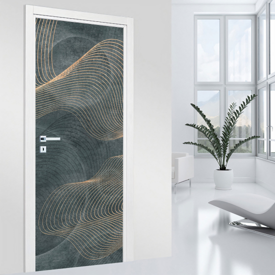 Adesivo per porta - Motivo elegante