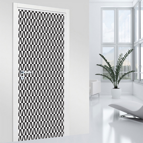 Adesivo per porta - Motivo geometrico