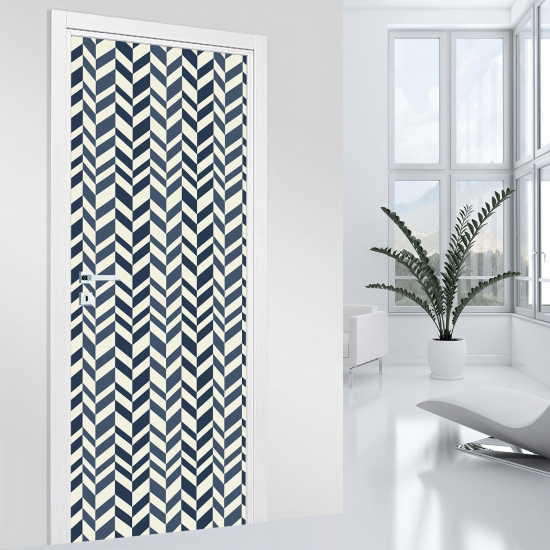 Adesivo per porta - Motivo geometrico