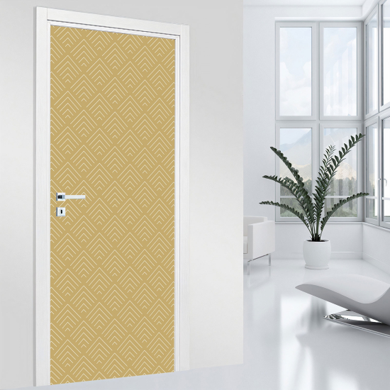 Adesivo per porta - Motivo geometrico