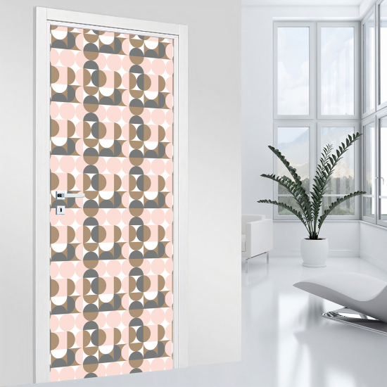 Adesivo per porta - Motivo geometrico