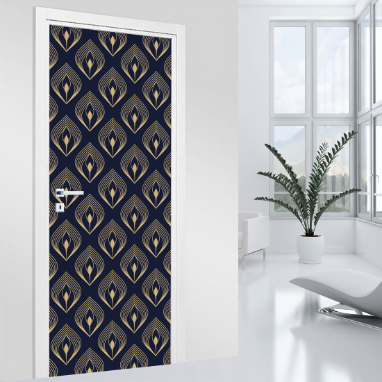Adesivo per porta - Motivo geometrico