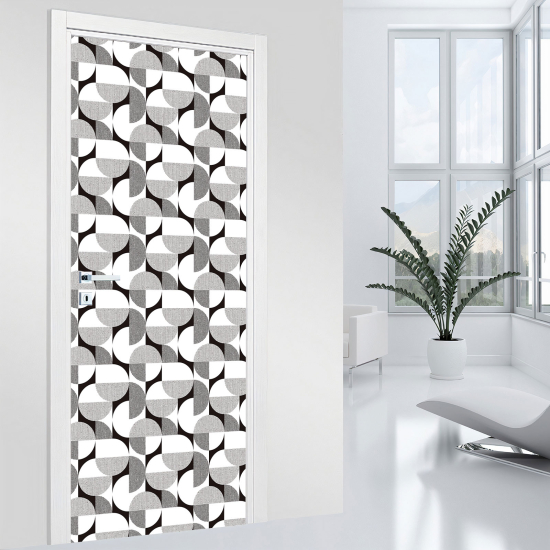 Adesivo per porta - Motivo geometrico