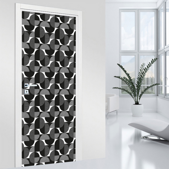 Adesivo per porta - Motivo geometrico