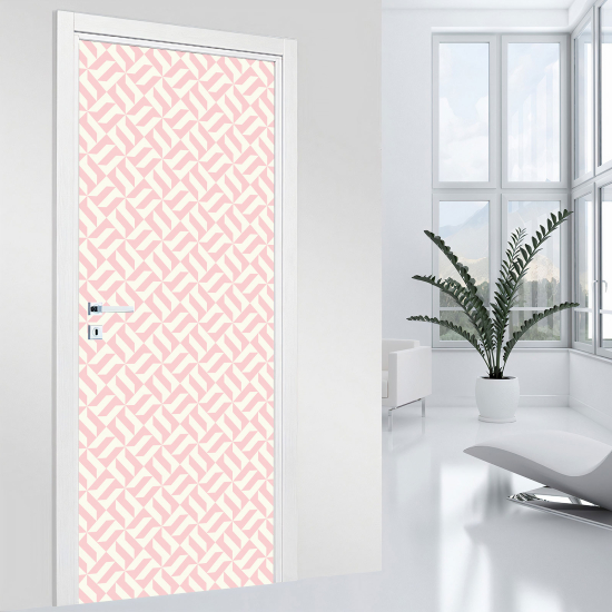 Adesivo per porta - Motivo geometrico