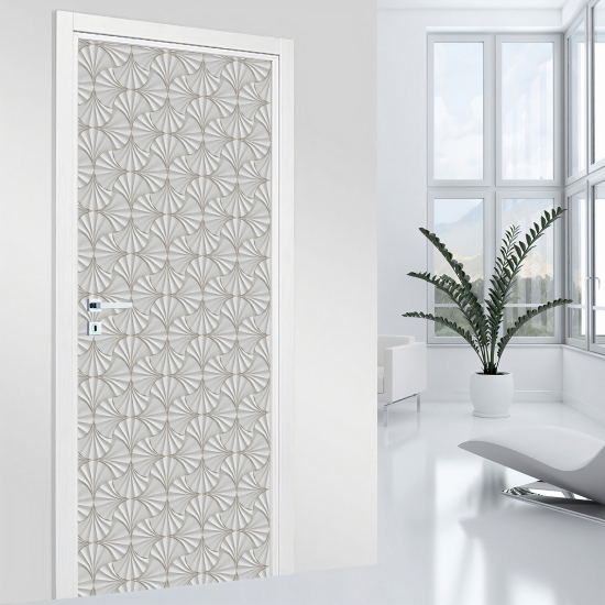 Adesivo per porta - Motivo geometrico