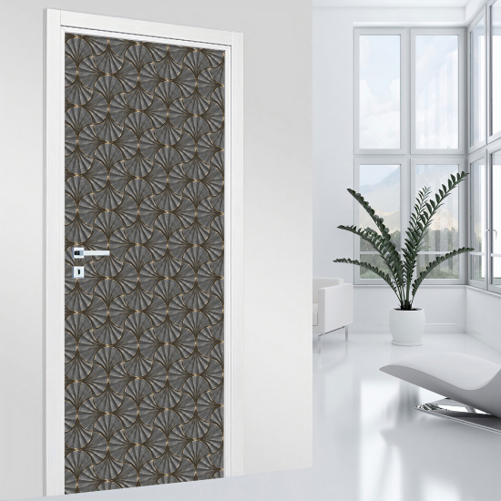 Adesivo per porta - Motivo geometrico