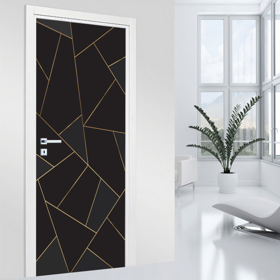 Adesivo per porta - Motivo geometrico