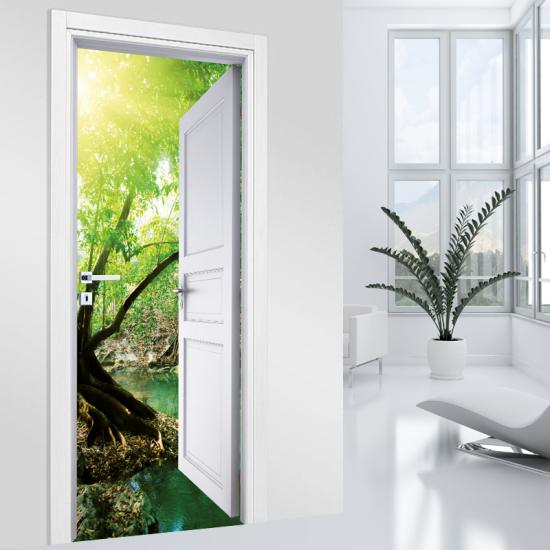 Adesivo per porta - Natura