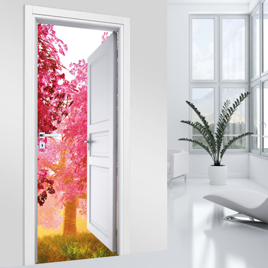 Adesivo per porta - Natura