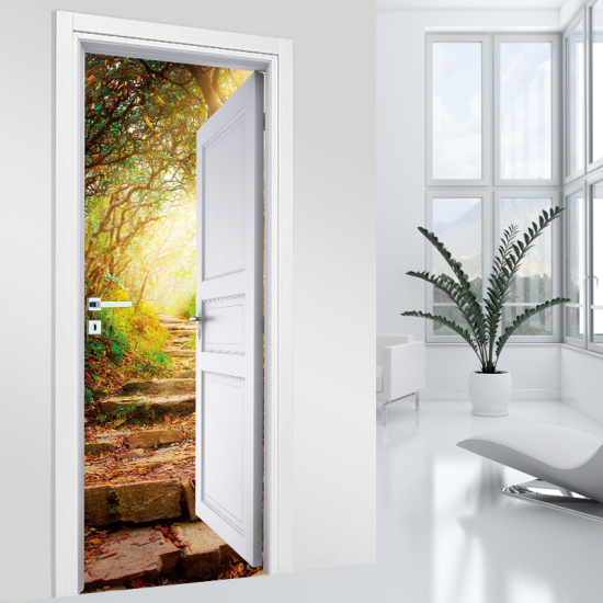 Adesivo per porta - Natura