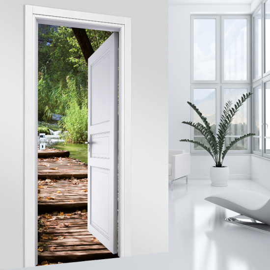 Adesivo per porta - Natura