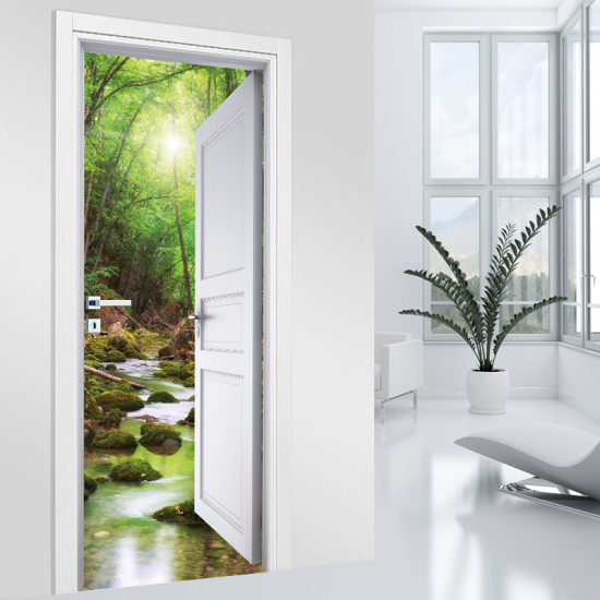 Adesivo per porta - Natura