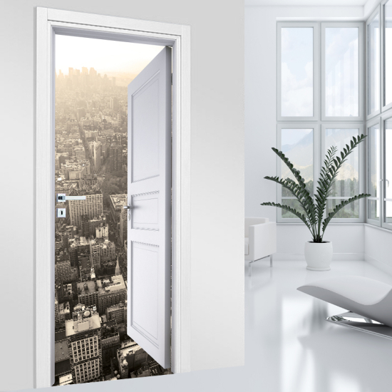 Adesivo per porta - New York
