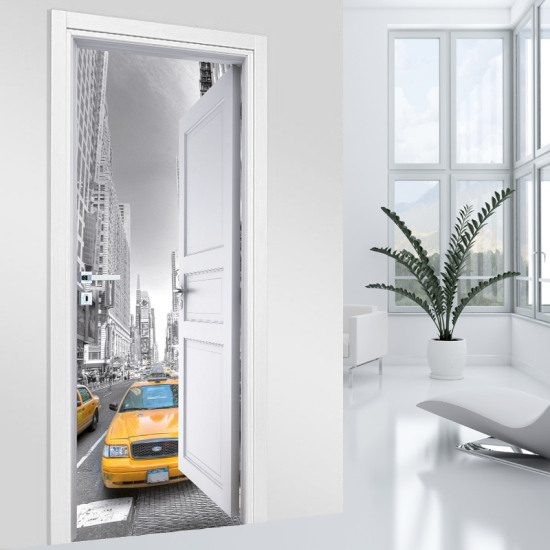 Adesivo per porta - New York