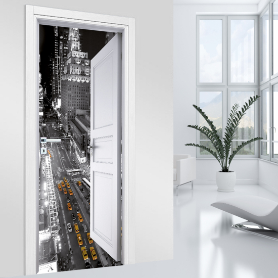 Adesivo per porta - New York