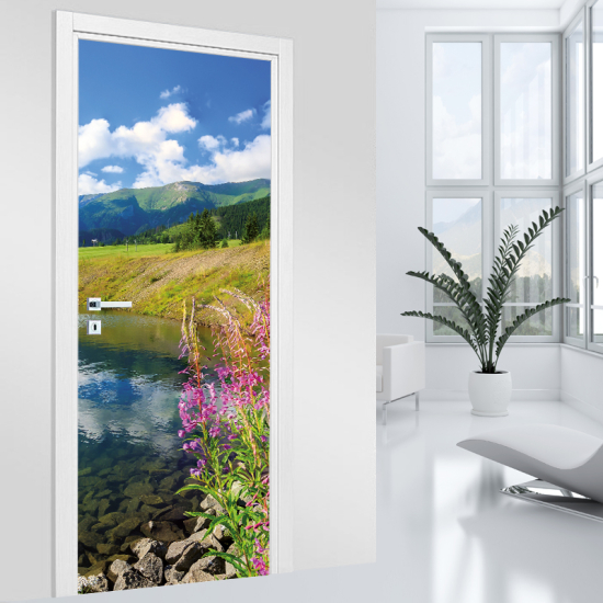 Adesivo per porta - Paesaggio