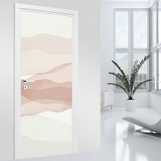 Adesivo per porta - Paesaggio boho