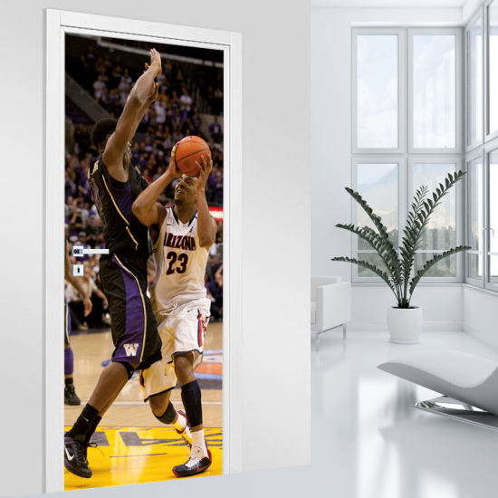 Adesivo per porta - Pallacanestro