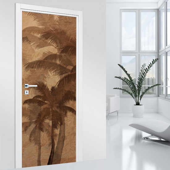 Adesivo per porta - Palme