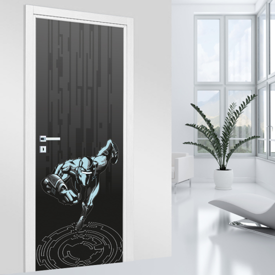 Adesivo per porta - Robot