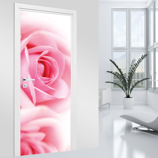 Adesivo per porta - Rosa
