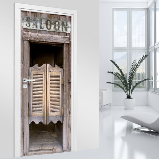 Adesivo per porta - Salone